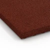 Detailaufnahme der Randausprägung von WARCO-Produkt 6649, Piastra da stalla Comfort, Format 100 x 50 x 5 cm, Farbe Rosso mattone.