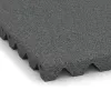 Detailaufnahme der Randausprägung von WARCO-Produkt 0619, Lastra di protezione murale, Format 500 x 500 x 40 mm, Farbe Grigio ardesia.