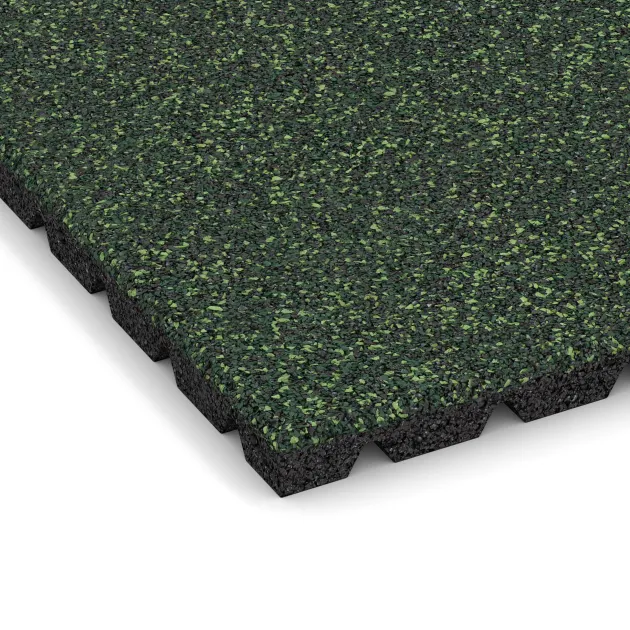 Detailaufnahme der Randausprägung von WARCO-Produkt 5480, Piastrella da terrazza 3 cm, Format 500 x 500 x 30 mm, Farbe Prato Inglese.