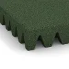 Detailaufnahme der Randausprägung von WARCO-Produkt 0728, Piastra antitrauma, Format 500 x 500 x 80 mm, Farbe Verde erba.