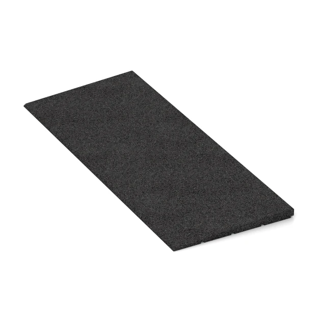 Detailaufnahme der Randausprägung von WARCO-Produkt 2308, Rampa di soglia 75 cm, Format 75 x 30 cm | 8 < 25 mm, Farbe Antracite.