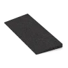 Detailaufnahme der Randausprägung von WARCO-Produkt 2468, Rampa di soglia 75 cm, Format 75 x 30 cm | 8 < 45 mm, Farbe Antracite.