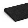 Detailaufnahme der Randausprägung von WARCO-Produkt 6596, Rampa per soglia, Format 100 × 25 cm | 1 < 4 cm, Farbe Antracite.