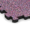 Detailaufnahme der Randausprägung von WARCO-Produkt 5744, Pavimento fieristico a incastro, Format 30,6 x 30,6 x 2 cm | 0,094 m², Farbe Lavanda.