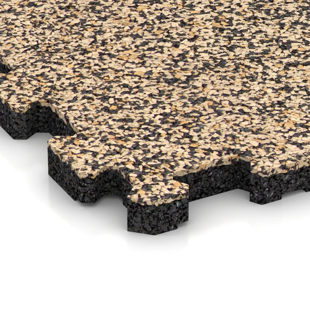 Detailaufnahme der Randausprägung von WARCO-Produkt 3735, Mattonella da esterno, Format 30,6 x 30,6 x 2 cm | 0,094 m², Farbe Travertino.