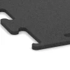 La vue détaillée sur les bords du produit WARCO 3747, Fitness Performance Elite Revêtement Sportif, au format 100 x 100 x 1,5 cm | 1,00 m², en couleur Anthracite.