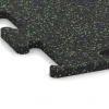 Detailaufnahme der Randausprägung von WARCO-Produkt 6979, Fitness Performance Elite Pavimento Sportivo, Format 100 x 100 x 2 cm | 1,00 m², Farbe Verde leggermente punteggiato.