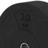La vue détaillée sur les bords du produit WARCO 6087, Bumper Plate, au format 20 kg | ø 45,4 x 11,38 cm, en couleur Anthracite.