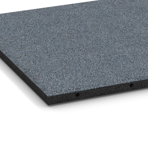 Detailaufnahme der Randausprägung von WARCO-Produkt 6181, Piastrella da terrazza Classic, Format 50 x 50 x 3 cm, Farbe Grigio grafite.