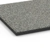 Detailaufnahme der Randausprägung von WARCO-Produkt 6414, Piastrella antitrauma – 90 cm, Format 50 x 50 x 3 cm | 0,25 m², Farbe Granito grigio.