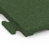Detailaufnahme der Randausprägung von WARCO-Produkt 7054, Piastrella in gomma Linea, Format 50 x 50 x 3 cm | 0,25 m², Farbe Verde erba.