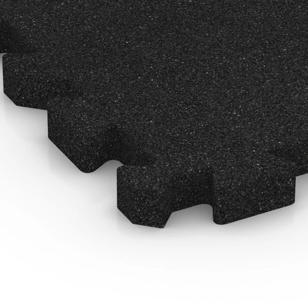 Detailaufnahme der Randausprägung von WARCO-Produkt 6623, Hundezwinger Boden, Format 50 x 50 x 4 cm | 0,25 m², Farbe Anthrazit.