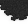 La vue détaillée sur les bords du produit WARCO 6312, Dalle amortissante à emboîtement puzzle, au format 50 x 50 x 2 cm | 0,25 m², en couleur Anthracite.