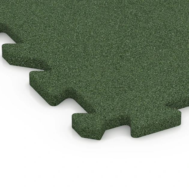 Detailaufnahme der Randausprägung von WARCO-Produkt 6411, Balkonboden, Format 50 x 50 x 2 cm | 0,25 m², Farbe Grasgrün.