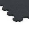 Detailaufnahme der Randausprägung von WARCO-Produkt 7085, Pavimento in gomma per cani, Format 102,5 x 102,5 x 2,2 cm | 1,05 m², Farbe Antracite.