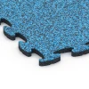 Detailaufnahme der Randausprägung von WARCO-Produkt 6830, Fitness Active Floor System, Format 44,6 x 44,6 x 1,8 cm, Farbe Atlantik.