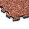 Detailaufnahme der Randausprägung von WARCO-Produkt 6863, Fitness Max Floor System, Format 44,6 x 44,6 x 1,8 cm, Farbe Etna.