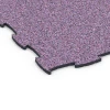 Detailaufnahme der Randausprägung von WARCO-Produkt 6864, Fitness Max Floor System, Format 44,6 x 44,6 x 1,8 cm, Farbe Lavanda.