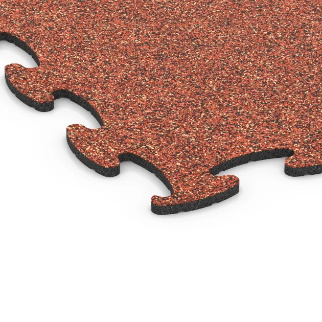 La vue détaillée sur les bords du produit WARCO 6908, Sol agility intérieur chien, au format 98 x 98 × 1,8 cm, en couleur Etna.