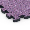 Detailaufnahme der Randausprägung von WARCO-Produkt 6846, Fitness Active pavimento, Format 44,6 x 44,6 × 2,8 cm, Farbe Lavanda.