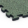 Detailaufnahme der Randausprägung von WARCO-Produkt 6879, Fitness Max Floor System, Format 44,6 x 44,6 × 2,8 cm, Farbe Prato inglese.