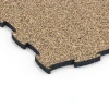 Detailaufnahme der Randausprägung von WARCO-Produkt 6853, Fitness Active pavimento, Format 97,1 x 97,1 x 2,8 cm, Farbe Terracotta.