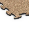 Detailaufnahme der Randausprägung von WARCO-Produkt 6889, Fitness Max Floor System, Format 98 x 98 x 2,8 cm, Farbe Terracotta.