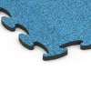 Detailaufnahme der Randausprägung von WARCO-Produkt 6893, Fitness Max Floor System, Format 98 x 98 x 2,8 cm, Farbe Atlantik.