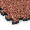 Detailaufnahme der Randausprägung von WARCO-Produkt 6818, Piastrella balcone in gomma, Format 28,9 x 28,9 x 1,8 cm, Farbe Etna.