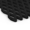 Detailaufnahme der Randausprägung von WARCO-Produkt 7009, Griglia antitrauma prato, Format 100 x 100 x 4 cm, Farbe Antracite.