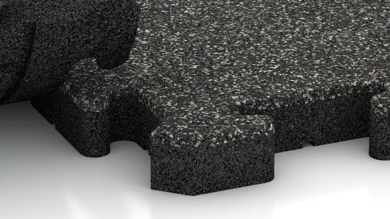 Giunzione a incastro con smusso delicatamente arrotondato