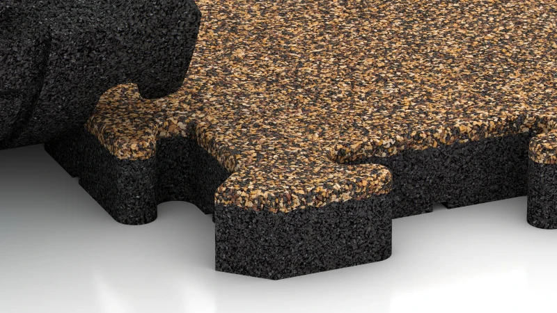 Sistema puzzle con fase leggermente arrotondata