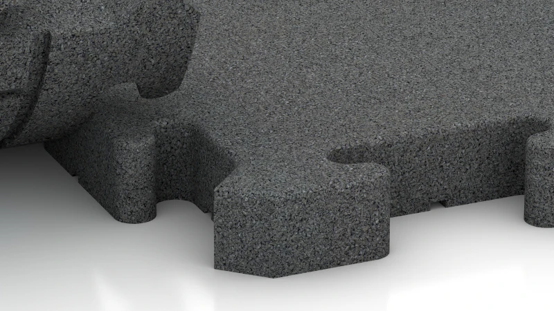 Sistema puzzle con fase leggermente arrotondata