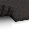 Großaufnahme vom Verbindungssystem von WARCO-Boden 3640 - Stallmatte HD im Farbdesign Anthrazit. Abmessungen 100 x 100 x 4 cm.