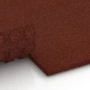 Großaufnahme vom Verbindungssystem von WARCO-Boden 6645 -  im Farbdesign Rosso mattone. Abmessungen 100 x 50 x 3 cm.