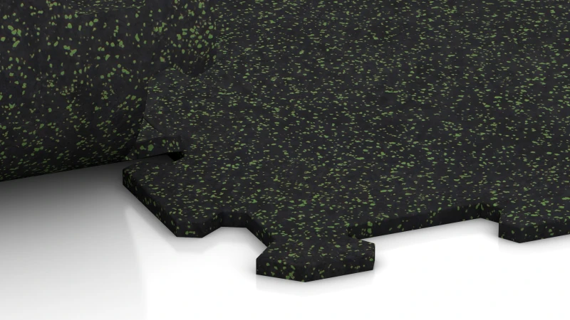 Ausgeschnittene Puzzleverbindung ohne Fase