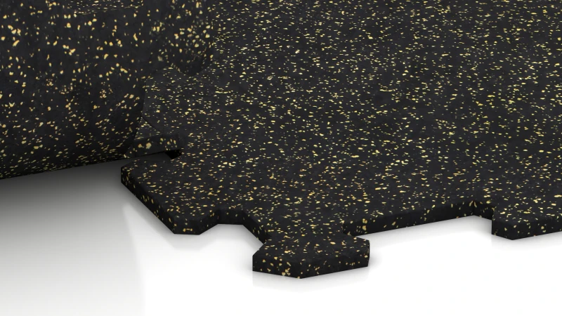 Connexion puzzle découpée sans chanfrein