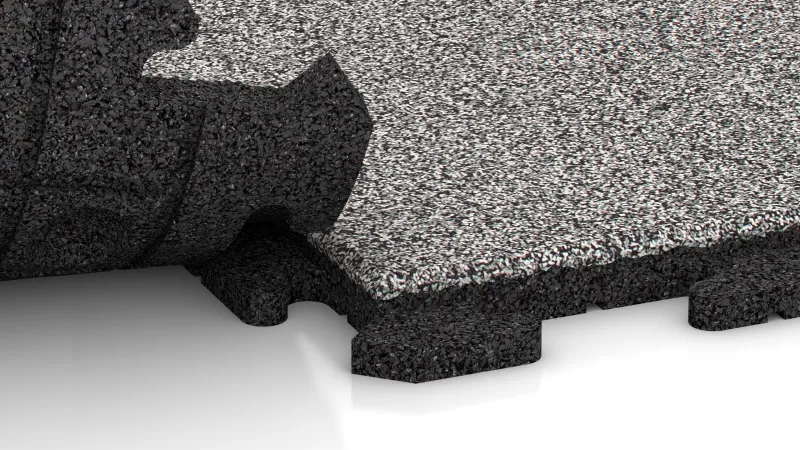 Giunzione puzzle nascosta con smusso arrotondato