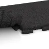 Le gros plan sur le système de connexion des revêtements de sol WARCO 1253 - Dalle de trottoir en couleur Anthracite. Les dimensions 500 x 500 x 30 mm.