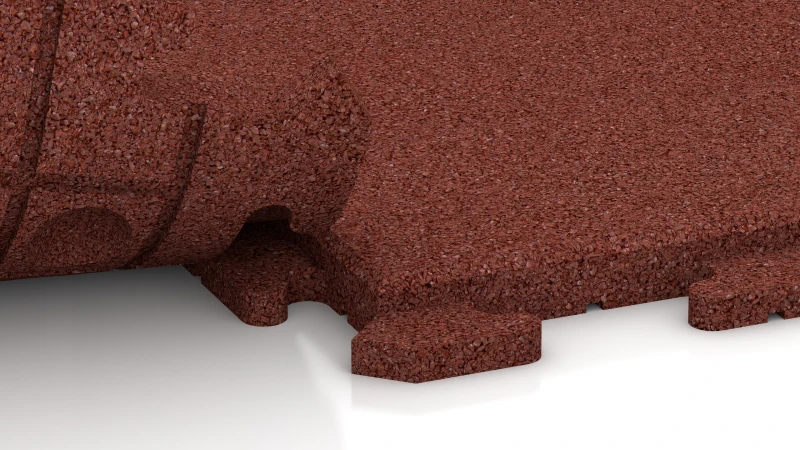 Connexion puzzle cachée avec chanfrein arrondi