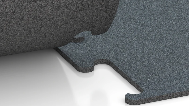 Sistema puzzle rifilato senza fase