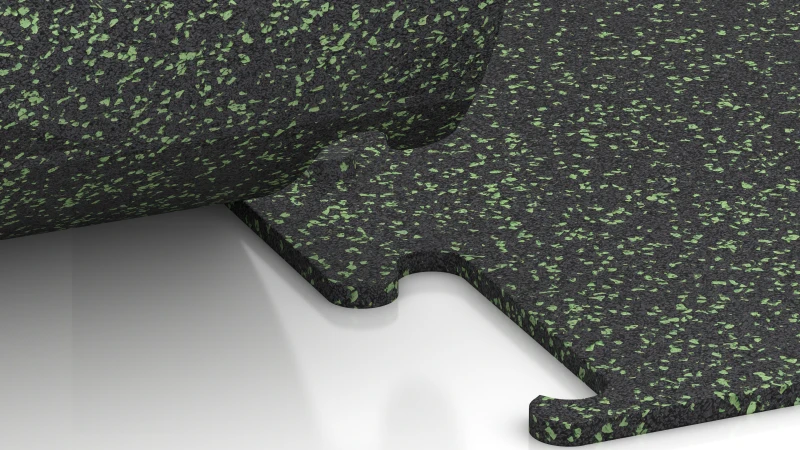 Connexion puzzle découpée sans chanfrein