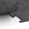 Großaufnahme vom Verbindungssystem von WARCO-Boden 3779 - Fitness Performance Elite Trainingsboden im Farbdesign Leicht Grau Gesprenkelt. Abmessungen 50 x 50 x 1 cm | 0,25 m².