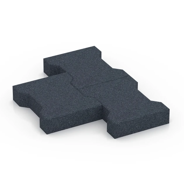 Le gros plan sur le système de connexion des revêtements de sol WARCO 7071 - Pavé autobloquant en couleur Gris ardoise. Les dimensions 20 x 16,5 x 4,5 cm | 0,0278 m².