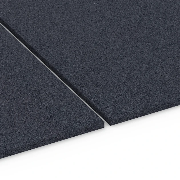 Großaufnahme vom Verbindungssystem von WARCO-Boden 6176 - Fitness Performance Elite Pavimento Fitness im Farbdesign Antracite. Abmessungen 100 x 100 x 2 cm | 1,00 m².