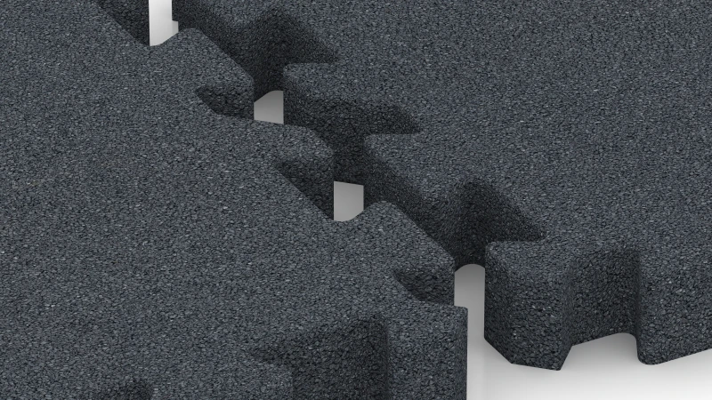 Sistema puzzle con fase leggermente arrotondata