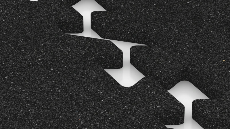 Sistema puzzle con fase leggermente arrotondata