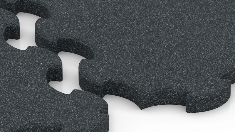 Sistema puzzle ottimizzato con denti arrotondati e fase leggera