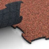 Le gros plan sur le système de connexion des revêtements de sol WARCO 6809 - Sol agility pour chiens en couleur Etna. Les dimensions 97,1 x 97,1 × 1,8 cm.