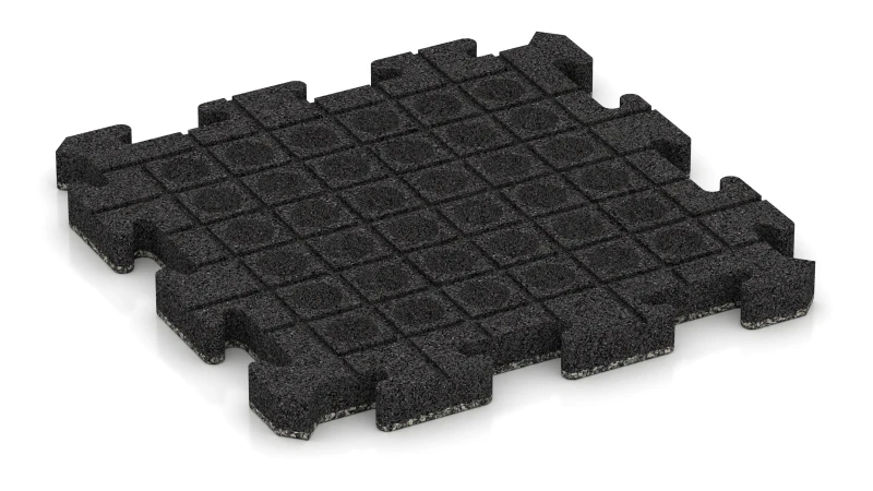 Canali di drenaggio e cupole in disposizione quadrata